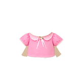 Camisa com gola - Rosa bebê
