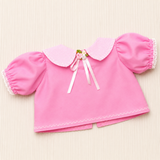 Camisa com gola - Rosa bebê