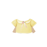 Camisa com gola - Amarelo bebê
