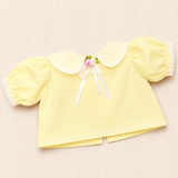 Camisa com gola - Amarelo bebê