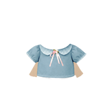 Camisa com gola - Cinza azulado