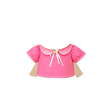 Camisa com gola - Rosa chiclete