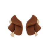 Casaco com gola - Marrom