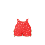 Macacão floral - Vermelho
