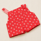 Macacão floral - Vermelho