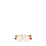 Meia com cerejinha - Branca