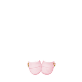 Meia com flor - Rosa bebê
