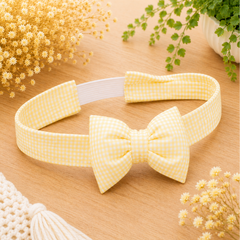 Tiara - Amarelo bebê