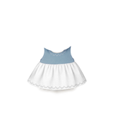 Vestido rodado - Cinza azulado