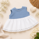 Vestido rodado - Cinza azulado