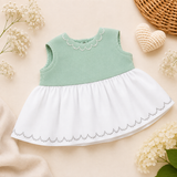 Vestido rodado - Verde bebê
