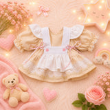 Vestido manga longa bufante