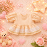 Vestido manga longa bufante