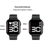 Relógio Digital Estilo Smartwatch