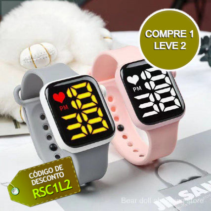 Relógio Digital Estilo Smartwatch