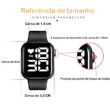 Relógio Digital Estilo Smartwatch