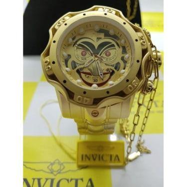 Invicta The Joker Coringa (Fundo Dourado) - Sunshine View Store