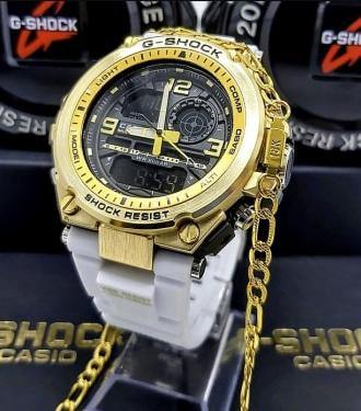 G-Shock Prova D'água (Pulseira Branca) - Sunshine View Store