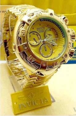 Invicta Thunderbolt (Fundo Dourado) - Sunshine View Store