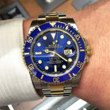 Rolex Submariner Misto (Fundo Azul) - Sunshine View Store